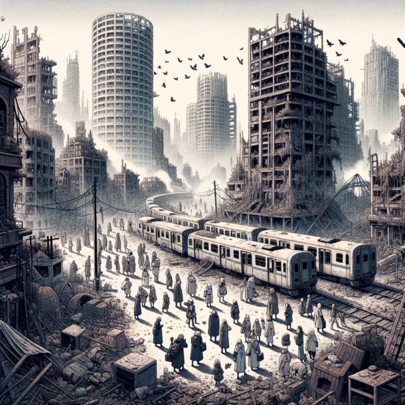 Le scénario pessimiste un effondrement durable et généralisé de l'immobilier et de l'économie Le scénario pessimiste un effondrement durable et généralisé de l'immobilier et de l'économie